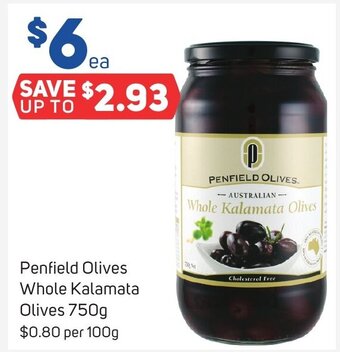 Penfield Olives Whole Kalamata Olives 750g