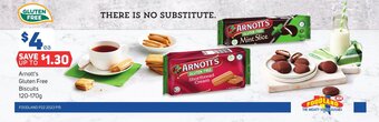 Foodland Arnott's Gluten Free Biscuits 120-170g offer