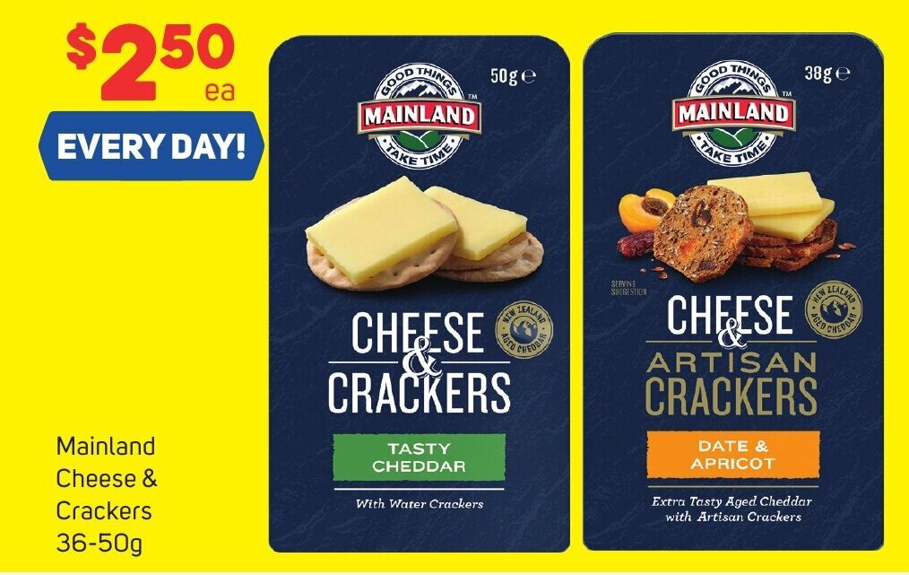 Mainland Cheese & Crackers 3650g offer at Foodland