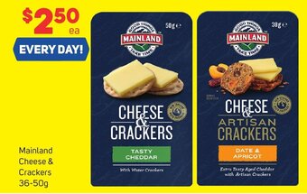 Foodland Mainland Cheese & Crackers 36-50g offer