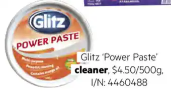 Bunnings Glitz Power Paste Cleaner 500g offer