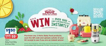 Foodland Heinz Baby Food 120g offer