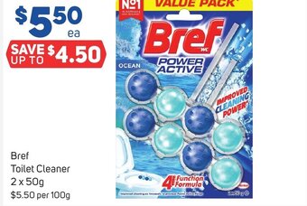 Foodland Bref Toilet Cleaner 2 x 50g offer