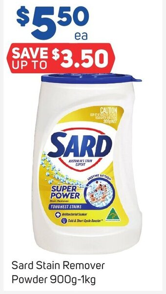 Foodland Sard Stain Remover Powder 900g-1kg offer