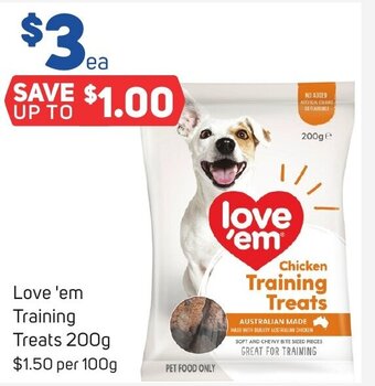 Love 'em Training Treats 200g