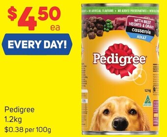 Foodland Pedigree 1.2kg offer