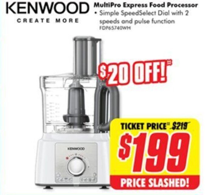 KENWOOD MultiPro Express Food Processor offer at The Good Guys