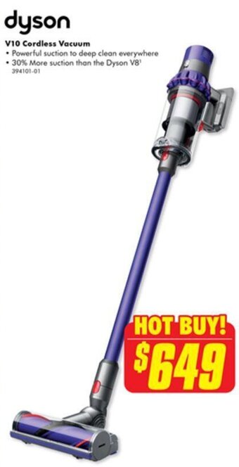 The Good Guys dyson V10 Cordless Vacuum offer