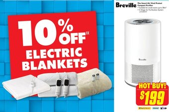 The Good Guys Breville The Smart Air Viral Protect Compact Purifier offer
