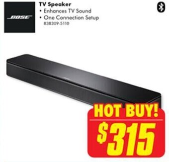 The Good Guys TV Speaker offer