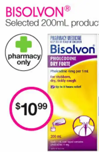 Priceline Bisolvon Pholcodine Dry Forte offer