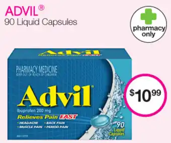 Advil Ibuprofen 90 liquid caplets