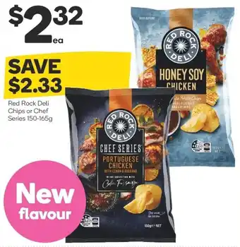 Woolworths Red Rock Deli Chips or Chef Series 150-165g offer