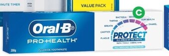 Woolworths Oral-B Pro-Health Protect Toothpaste 200g offer