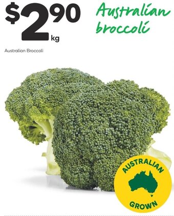Woolworths Australian Broccoli offer