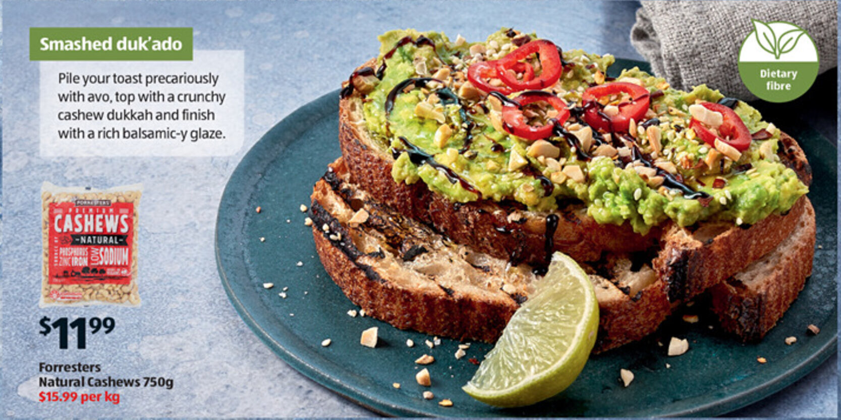 Forresters Natural Cashews 750g offer at ALDI