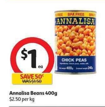 Annalisa Beans 400g