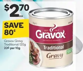 Woolworths Gravox Gravy Traditional 120g offer