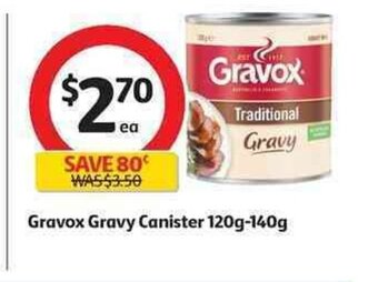 Coles Gravox Gravy Canister 120g-140g offer
