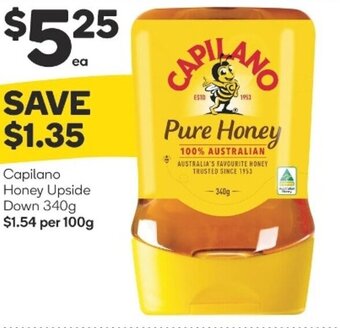 Woolworths Capilano Honey Upside Down 340g offer