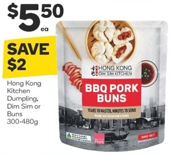 Woolworths Hong Kong Kitchen Dumpling, Dim Sim or Buns 300-480g offer