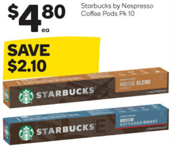 Woolworths Starbucks by Nespresso Coffee Pods Pk 10 offer