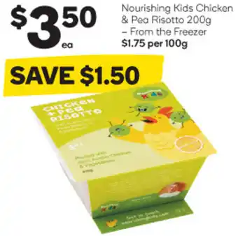 Nourishing Kids Chicken & Pea Risotto 200g