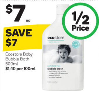 Ecostore baby Bubble Bath 500ml