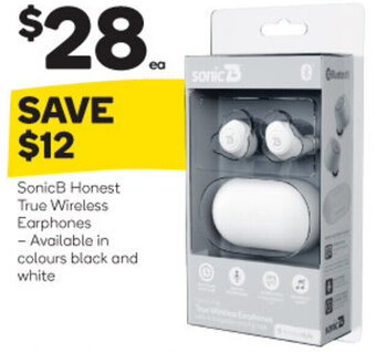 Woolworths SonicB Honest True Wireless Earphones offer