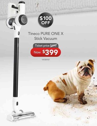 Godfreys Tineco Pure One X Stick Vacuum offer