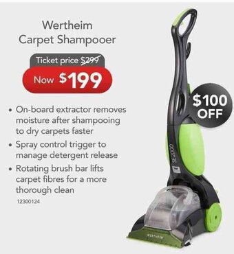 Wertheim Carpet Shampooer