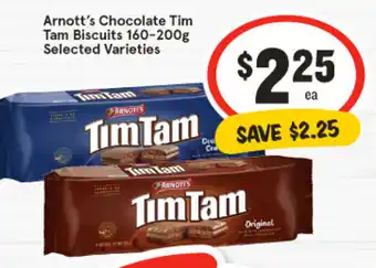 IGA Arnott's Chocolate Tim Tam Biscuits 160-200g Selected Varieties offer