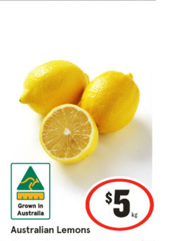 IGA Australian Lemons offer