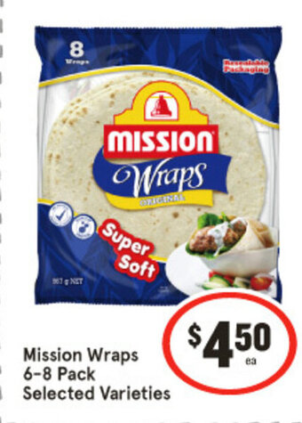 IGA Mission Wraps 6-8 Pack offer