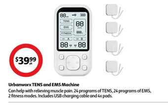 Urbanworx TENS and EMS Machine