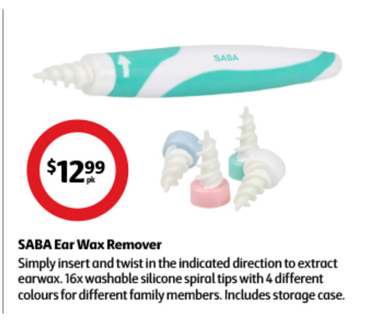 SABA Ear Wax Remover offer at Coles