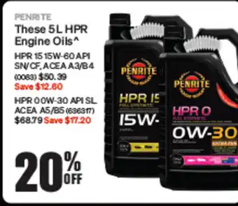 SuperCheap Auto PENRITE These 5L HPR Engine Oils offer