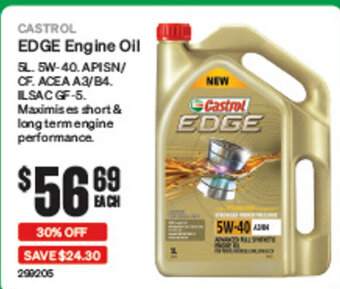 SuperCheap Auto CASTROL EDGE Engine Oil offer