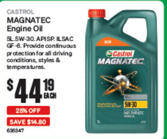 SuperCheap Auto CASTROL MAGNATEC Engine Oil offer