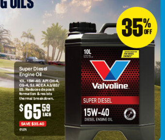 SuperCheap Auto Super Diesel Engine Oil offer