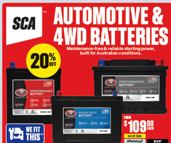 SuperCheap Auto AUTOMOTIVE & 4WD BATTERIES offer