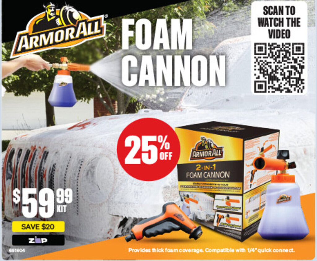 ARMORALL FOAM CANNON offer at SuperCheap Auto