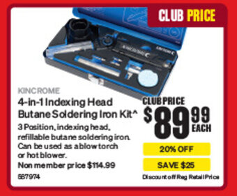 SuperCheap Auto KINCROME 4-in-1 Indexing Head Butane Soldering Iron Kit^ offer