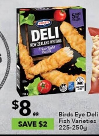 Ritchies Birds Eye Deli Fish Varieties 225-250g offer