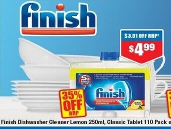Chemist Warehouse Finish Dishwasher Cleaner Lemon 250ml offer