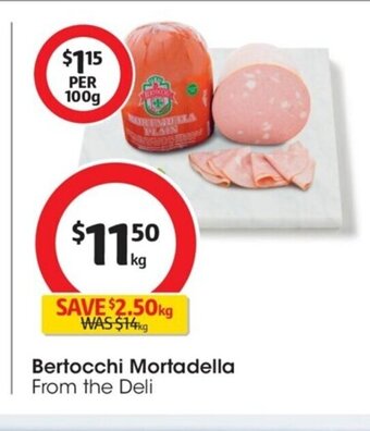 Coles Bertocchi Mortadella offer