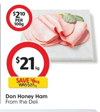 Coles Don Honey Ham offer
