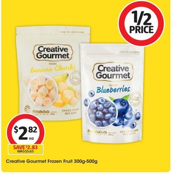 Coles Creative Gourmet Frozen Fruit 300g-500g offer