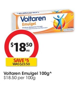 Coles Voltaren Emulgel 100g offer