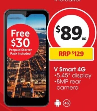 Coles V Smart 4G offer